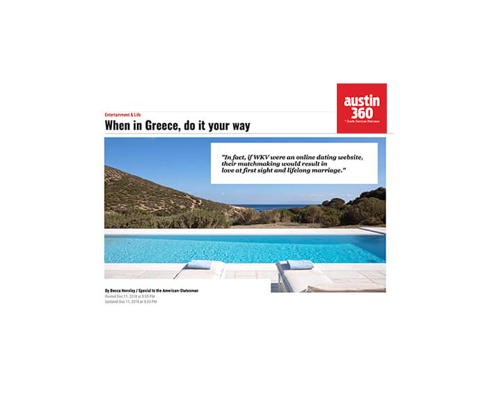AUSTIN 360 - When in Greece do it your way