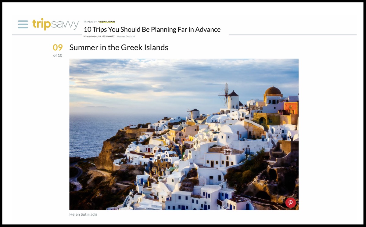 TRIPSAVVY: Summer in the Greek Islands with White Key Villas